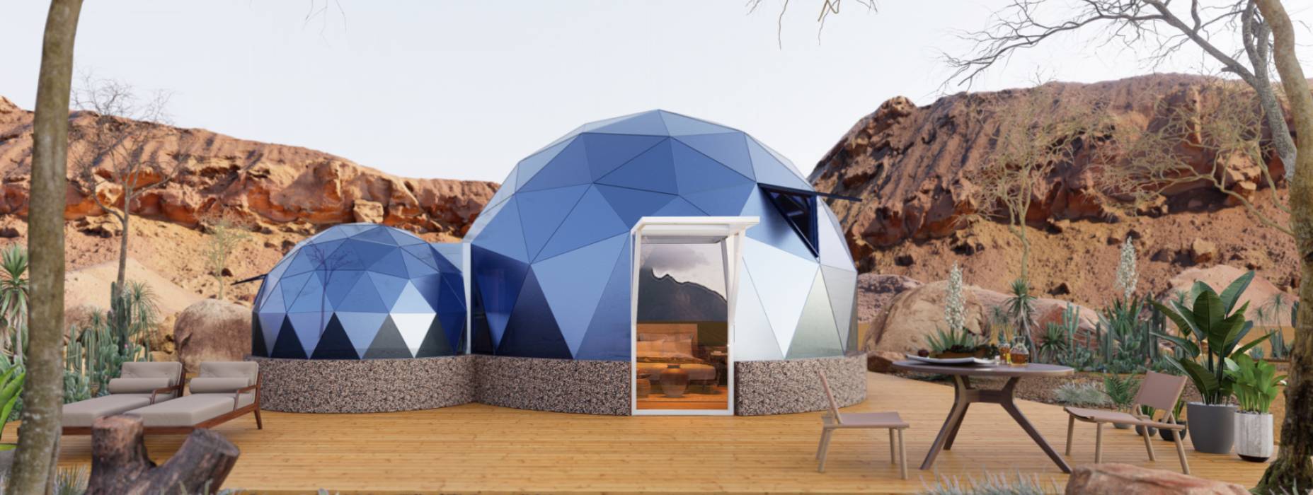 阆中市球形智能光伏玻璃星空房